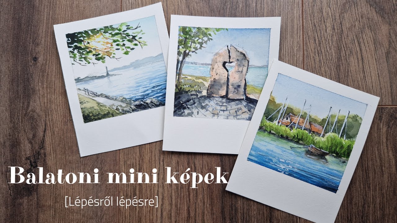 Hogyan fessünk mini képeket akvarellel?