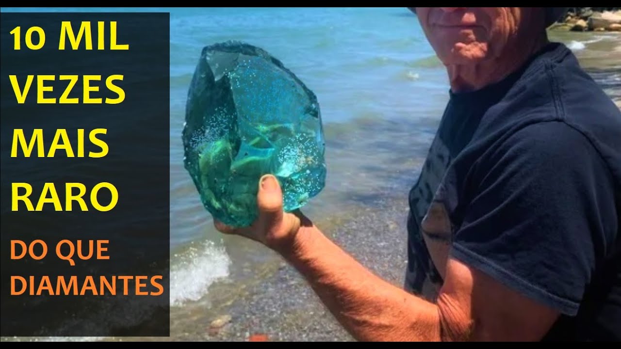 PEDRA AZUL 10 mil vezes mais RARA que diamante  identifique