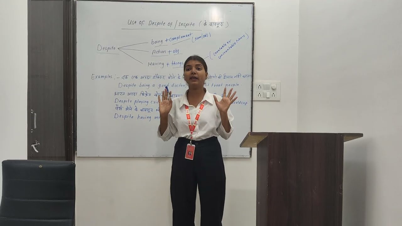 Use of despite/inspite of ....l boost your English speaking with confidence l 