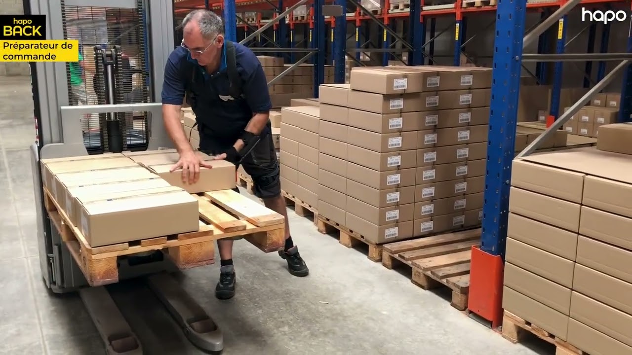 Gamme HAPO : Des Exosquelettes au service des métiers de la logistique