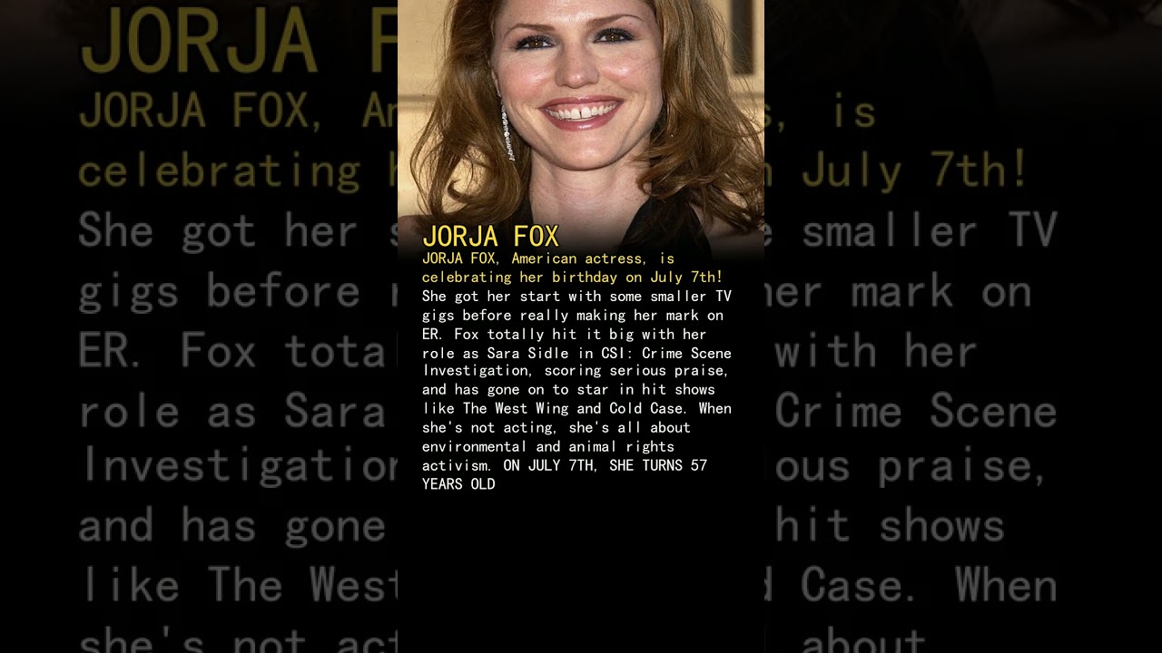 Happy Birthday Jorja Fox xo2421lQIsM 11 score95 unknown jorja fox during 2002 creative arts emmy