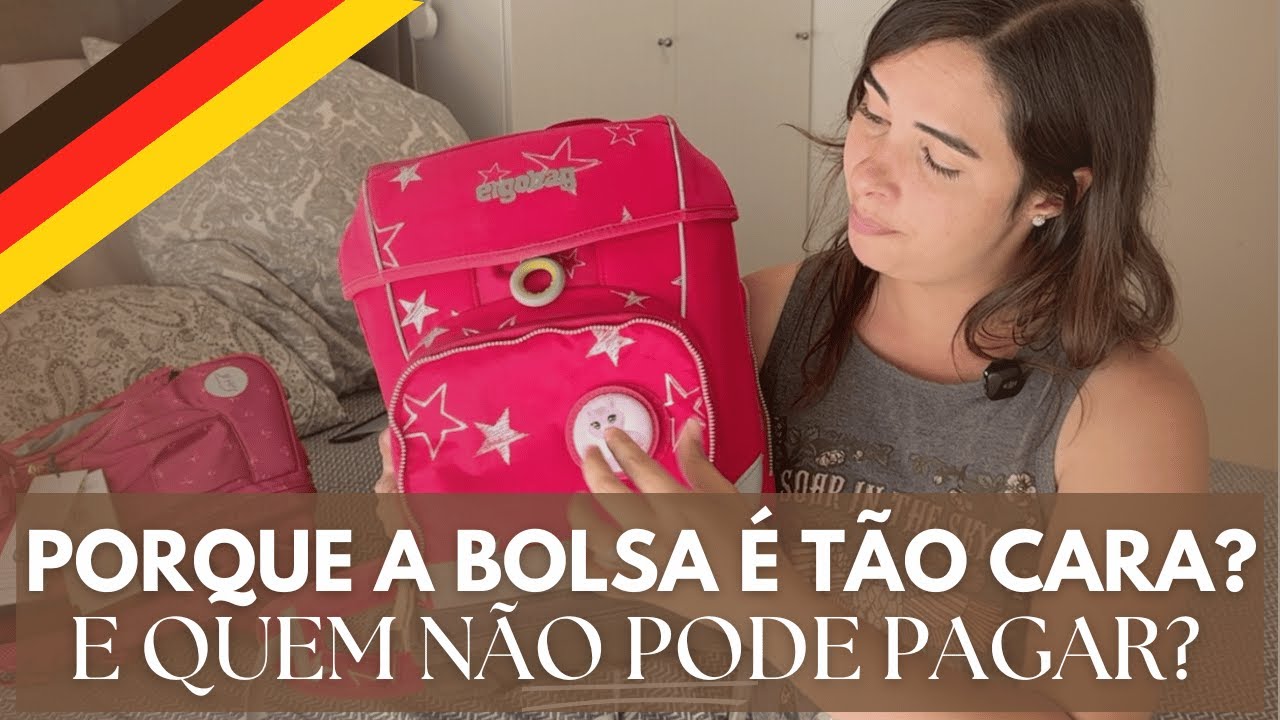 A BOLSA ESCOLAR DE QUASE 2 MIL REAIS E TODO MUNDO AQUI TEM | MATERIAL ESCOLAR NA ALEMANHA