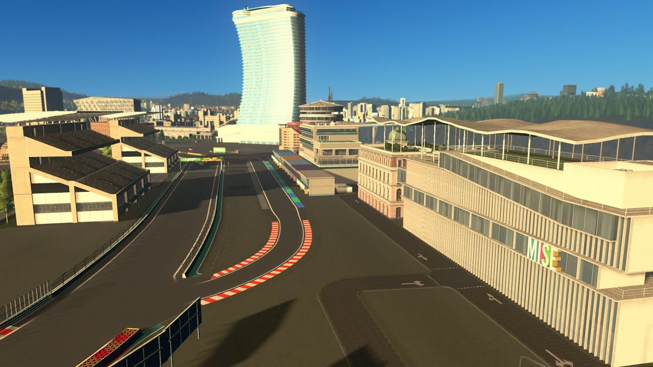 Unique Buildings fit for Race Day 🏢 - Carolina #8 - Cities: Skylines Remastered