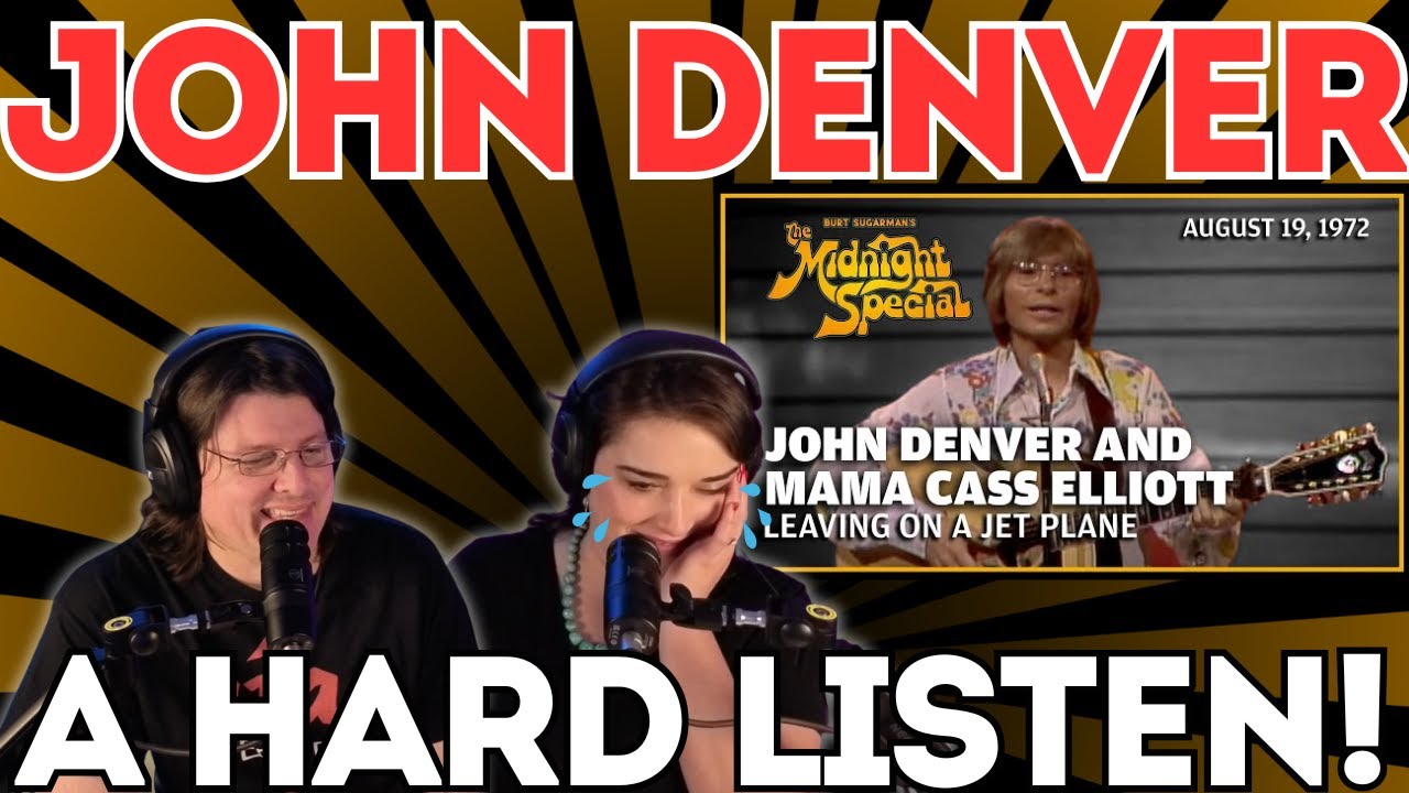 JOHN DENVER - Leaving On A Jet Plane [Live on Midnight Special] FIRST TIME COUPLE REACTION