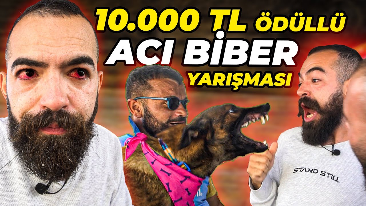 DÜNYANIN EN ACI BİBERİNİ YERKEN KÖPEK SALDIRDI!