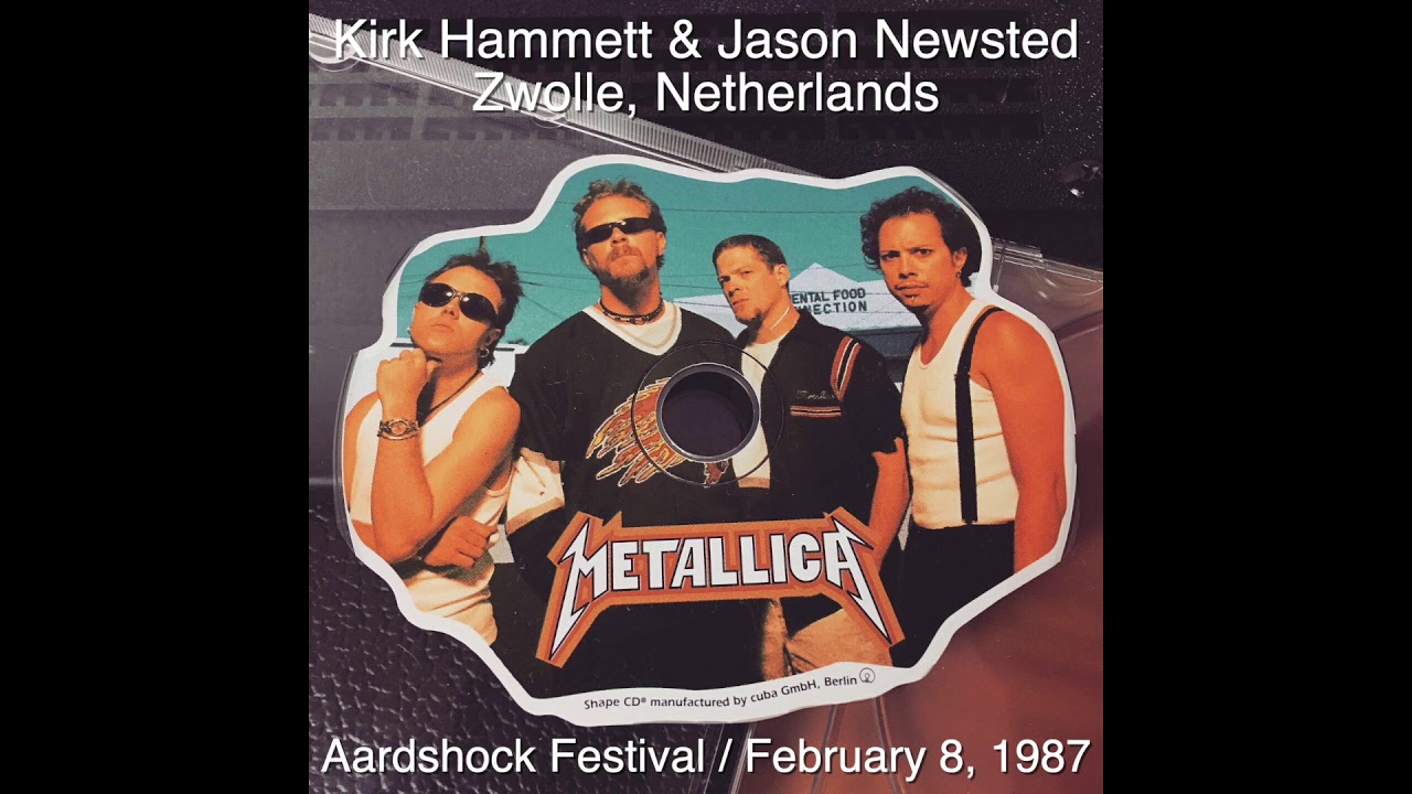 Rare Metallica Interview 1987 with Kirk Hammett & Jason Newsted (Aardshock Festival Zwolle) Shape CD