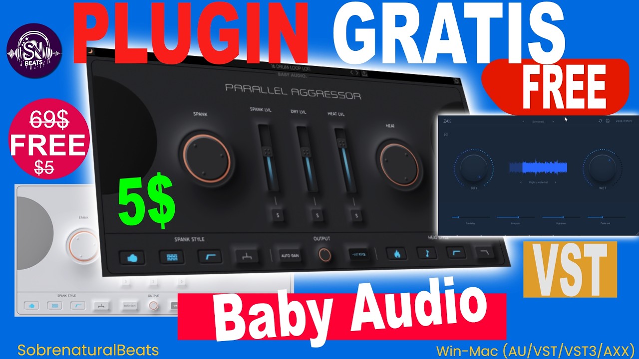 🎁PLUGIN DEAL Parallel Aggressor Baby Audio a 5$ Y RECLAMA GRATIS Deep Waters🎚️ DE zak sOUNDS🔥👇