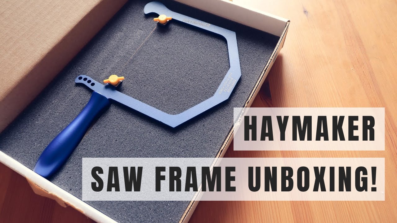 РАСПАКОВКА Пильной рамы Haymaker от Lion Punch Forge и Pepetools. Ювелирная пильная рама.
