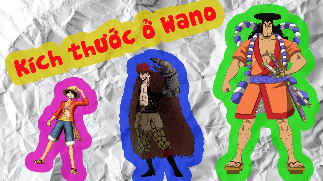 So S&aacute;nh K&iacute;ch Thước C&aacute;c Nh&acirc;n Vật Ở Arc Wano | One Piece Wiki
