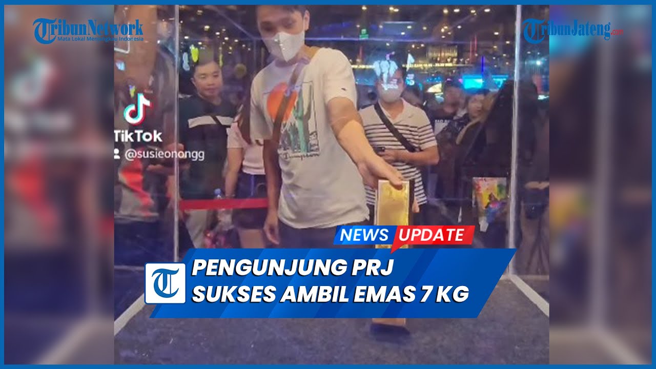 Viral Pengunjung Sukses Ambil Emas Batangan 7 Kg di PRJ Ternyata Hanya Dapat 1 Gram