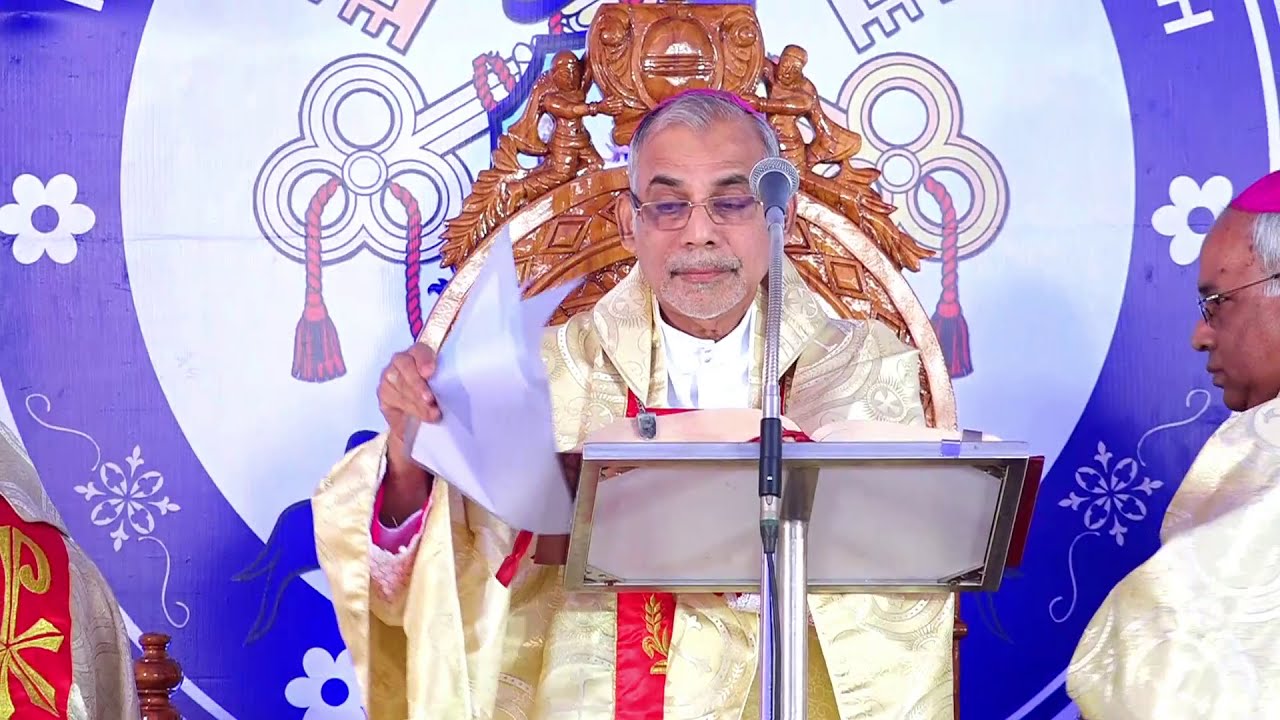 Solemn Proclamation of Harihar Matha Basilica on 15.01.2020 A bird's eye view