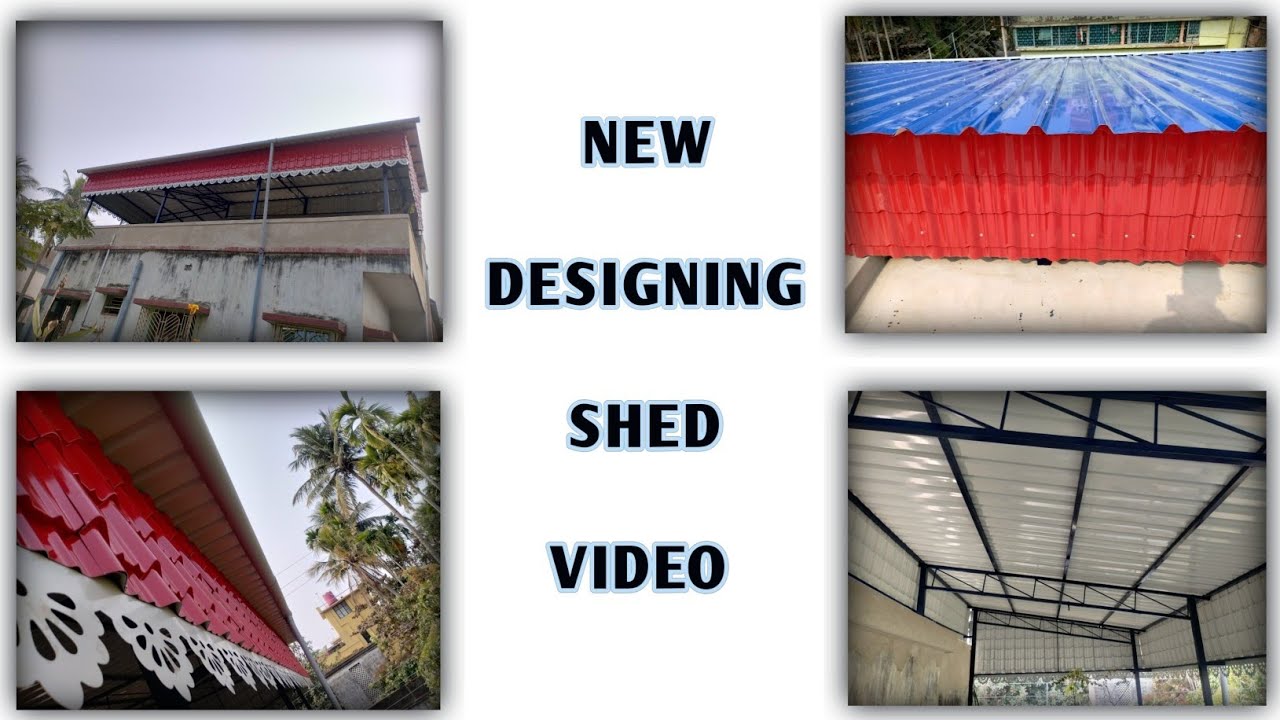 Shed Construction Video 🔱/ Sunroof Making Idea 💡#youtube #engineering #fabrication #india 