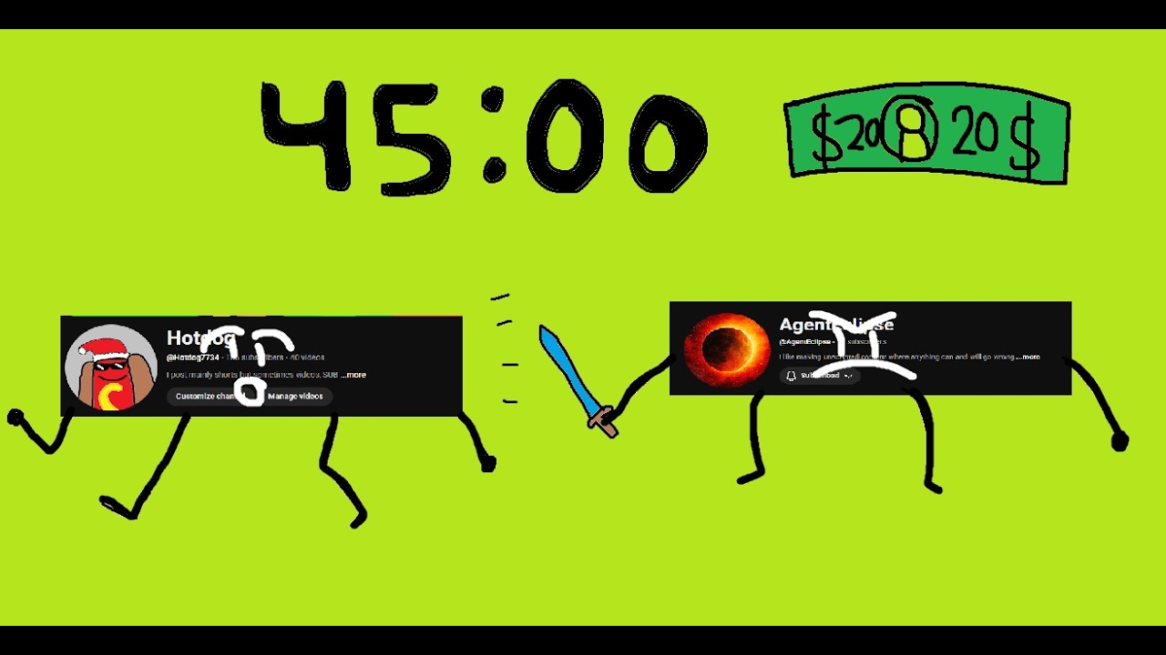 Can he hunt me down in under 45 minutes?  @AgentEclipse #manhunt #minecraft #minecraftmanhunt