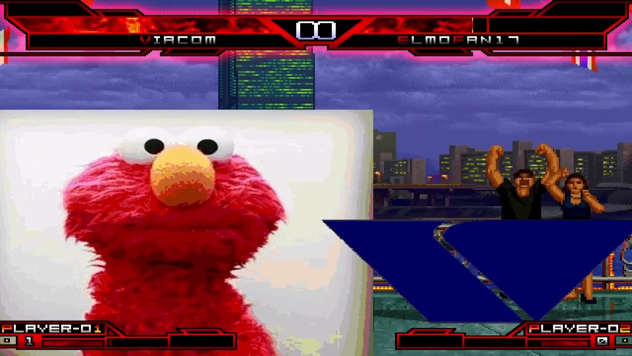 KOF MUGEN viacom vs Elmofan17 punching bag