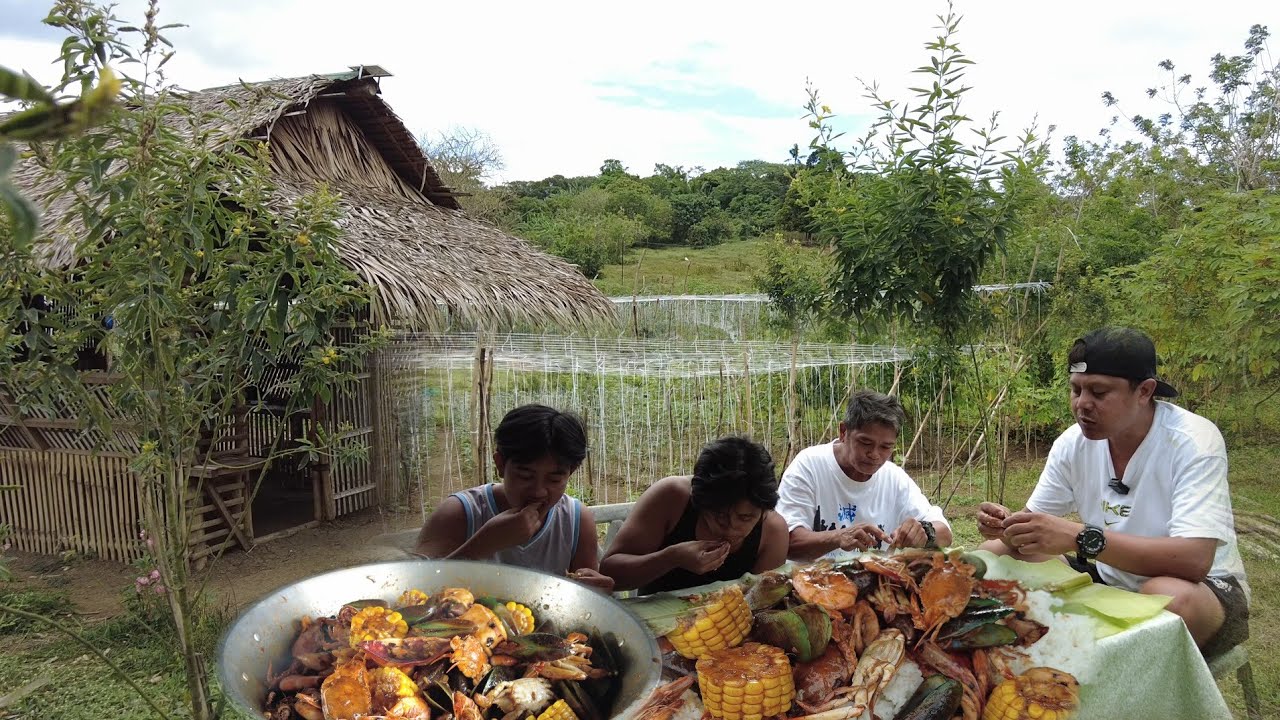 Farm Style cooking seafoods boil with Cajun Seasoning | Simpleng Buhay Probinsya 