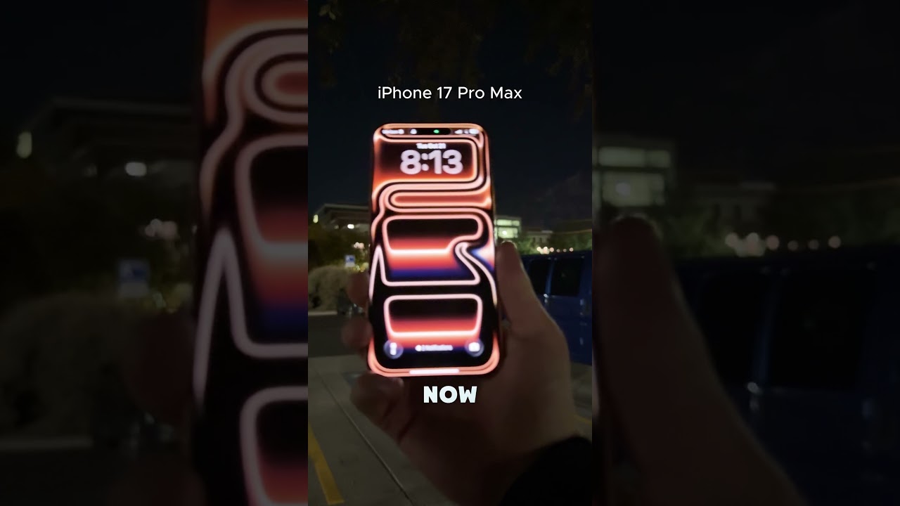 Тест ночного режима iPhone 16 Pro Max против iPhone 17 Pro Max 🌙 #iPhone #NightMode #CameraTest