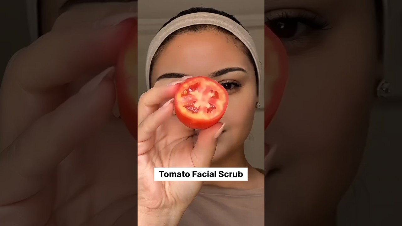 Most Easy Tomato Facial At Home | Instant Glowing Skin Facial ...#facial #skinbrightening #shorts