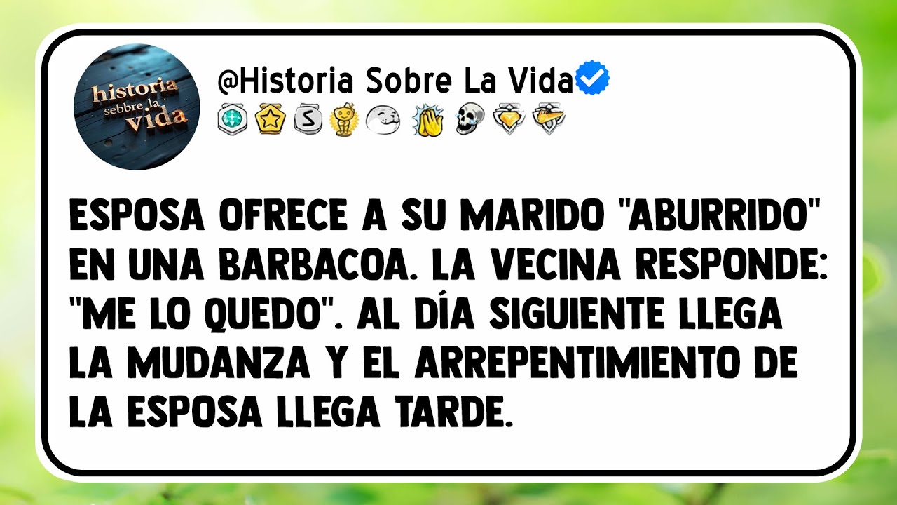 Esposa ofrece a su marido 