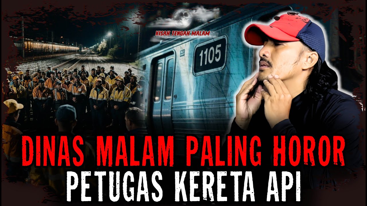 DINAS MALAM BERASA UJI NYALI..!! KISAH MISTIS PETUGAS KERETA API PALNG GILA..!!