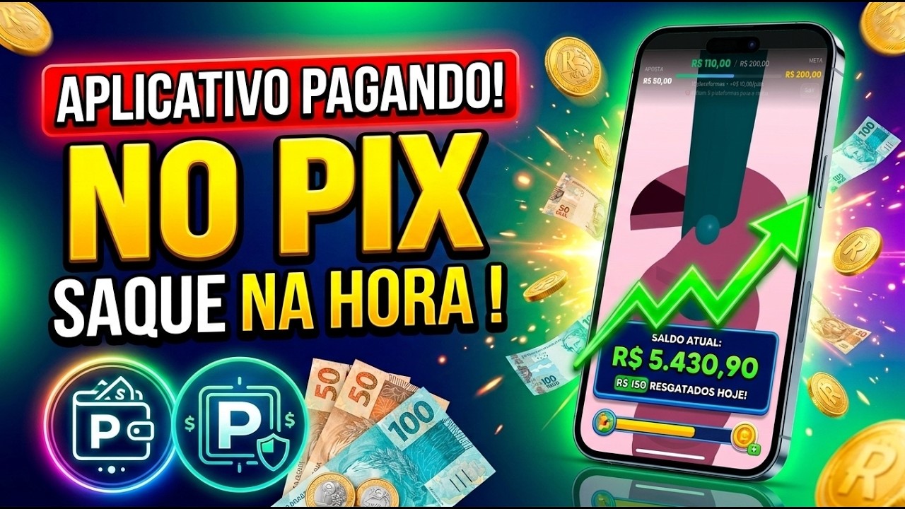 APLICATIVO QUE REALMENTE PAGA NO PIX ( ✅SAQUE NA HORA✅ ) COMPROVADO APP PAGANDO!