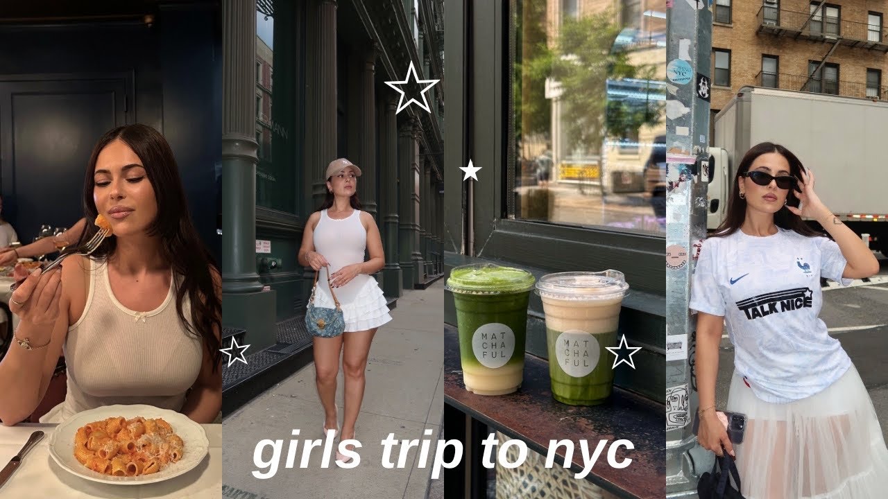 new york diaries | $35 blow dry and overpriced matchas 🍵🩰