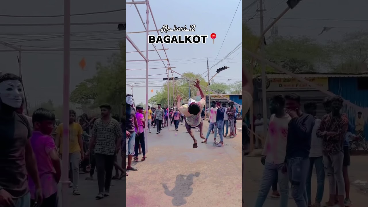 Bagalkot Holi Habba🥳😍 #mallyabagalkot #comedy #kannada