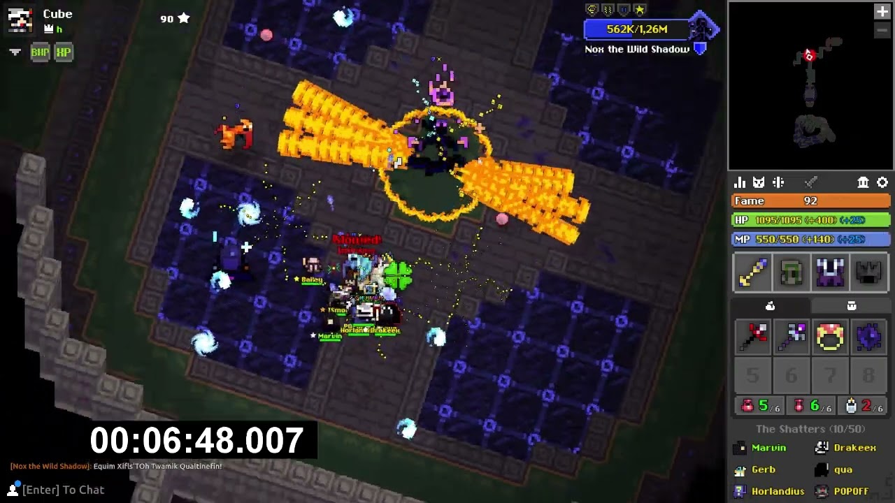 RotMG: Shatters Hardmode Speedrun (13:02)