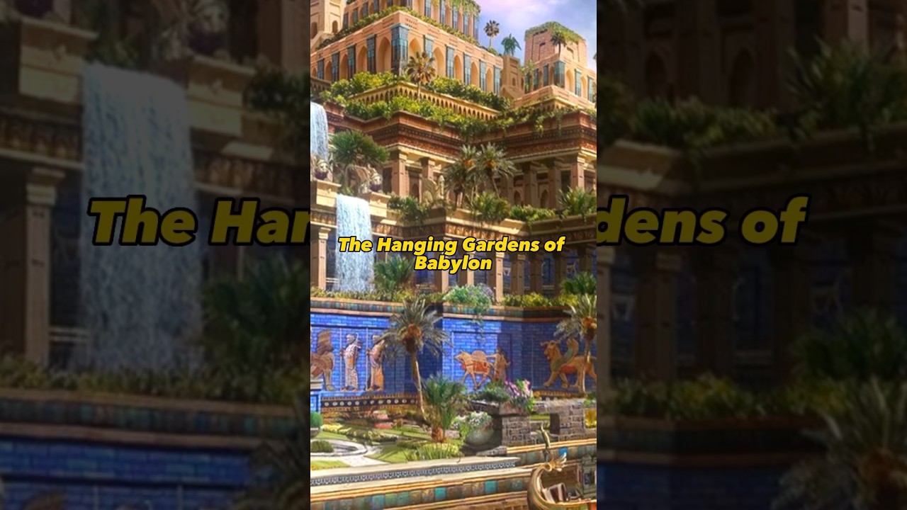 THE HANGING GARDENS OF BABYLON - one of seven wonders of the ancient world 