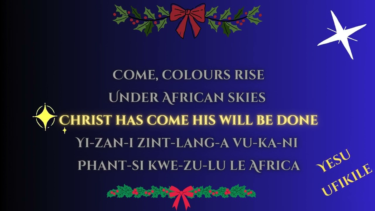 Come Colours Rise🎄| Christmas Carol | South Africa | LYRICS 🧑🏿‍🎄🎄🎅🏼🎄🧑🏽‍🎄🎄🎅🏽🎄🎅🏾🎄🧑🏾‍🎄🎄
