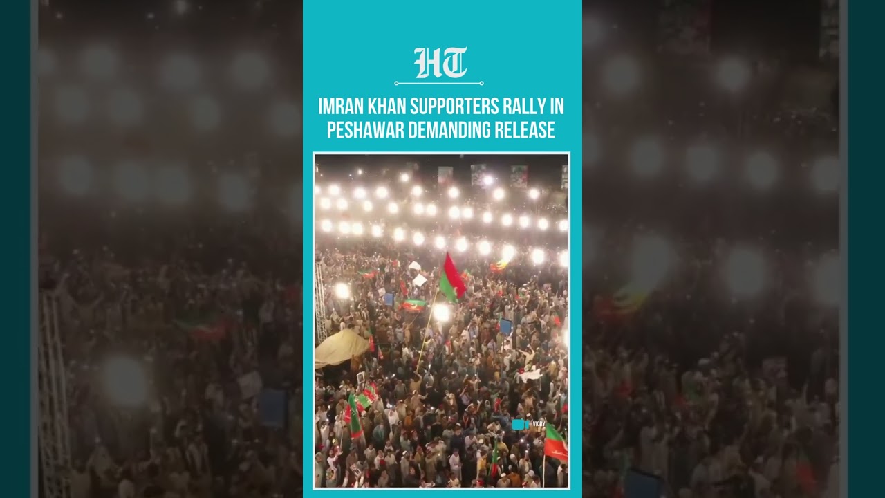 Imran Khan Supporters Rally in Peshawar Demanding Former PM&rsquo;s Immediate Release | #shorts