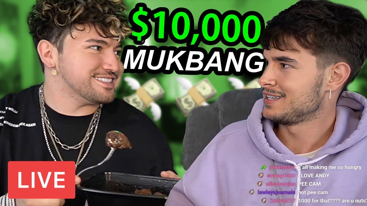KianAndJc most EXPENSIVE mukbang ever... *FULL STREAM*