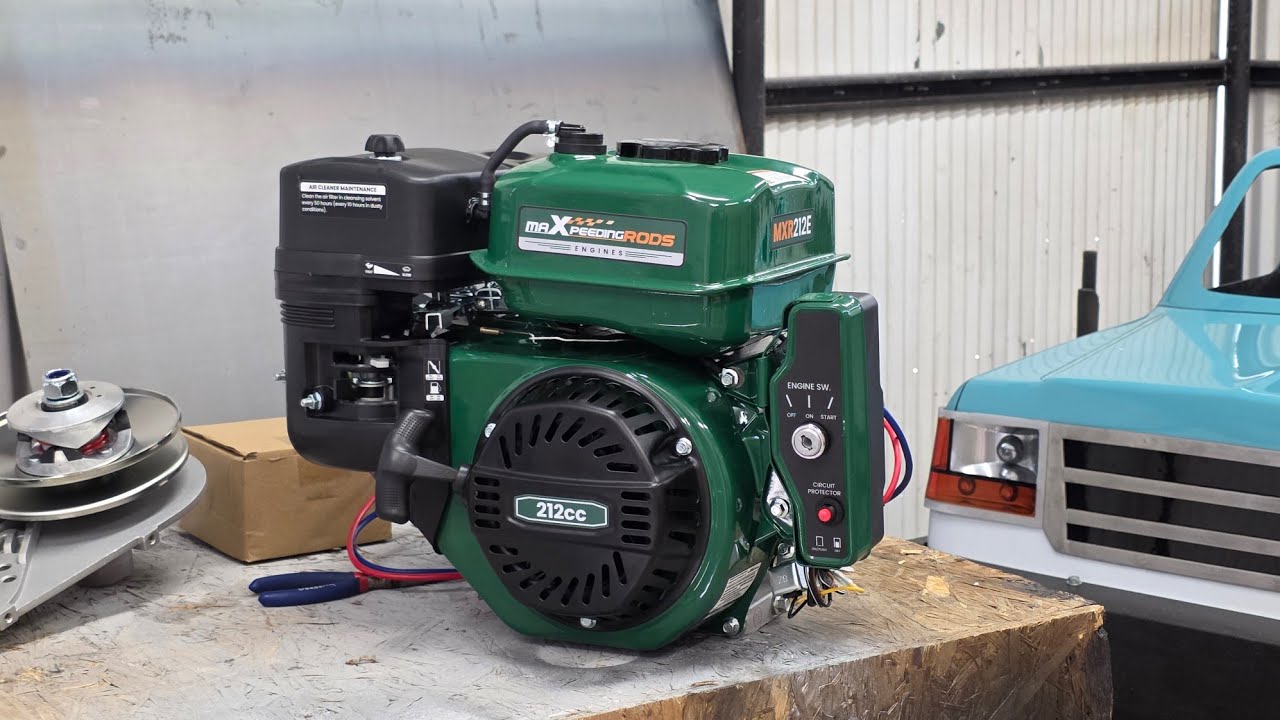 Unbox & Review - MaXpeedingRods 7hp 212cc Small Engine w/ Electric Start