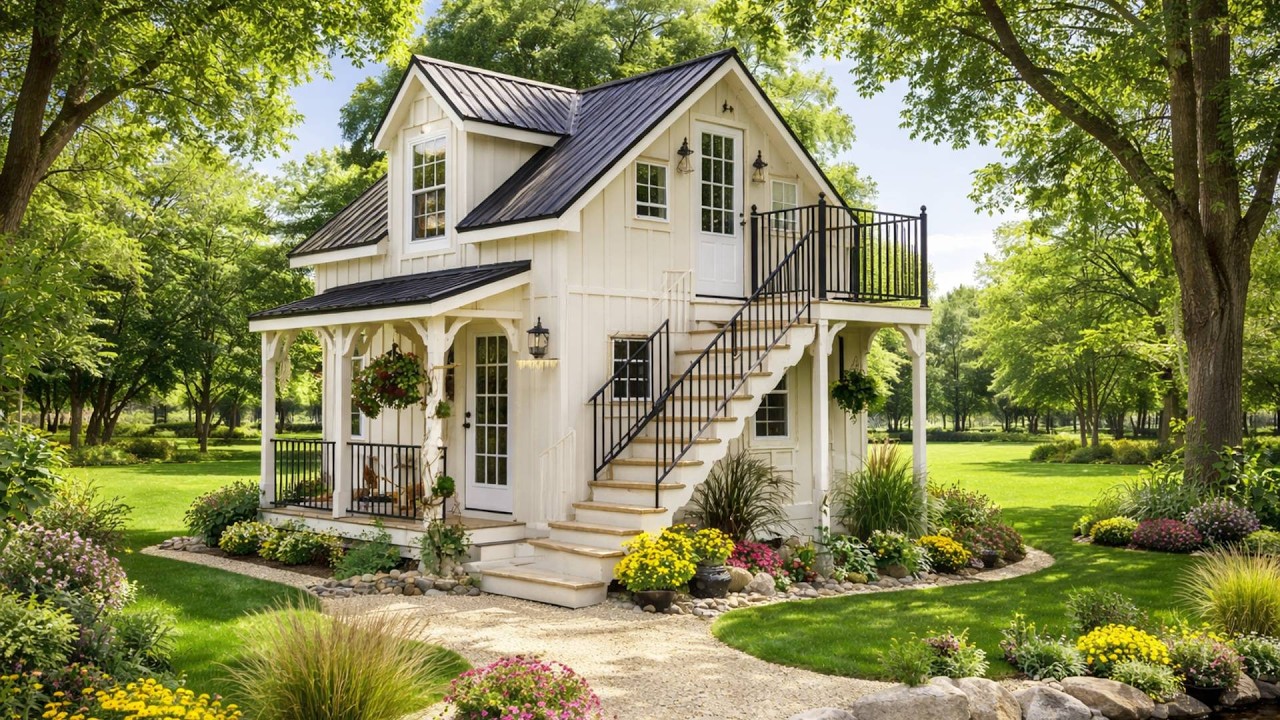 Tiny House Meets Fairytale Cottage | Cozy Garden Retreat