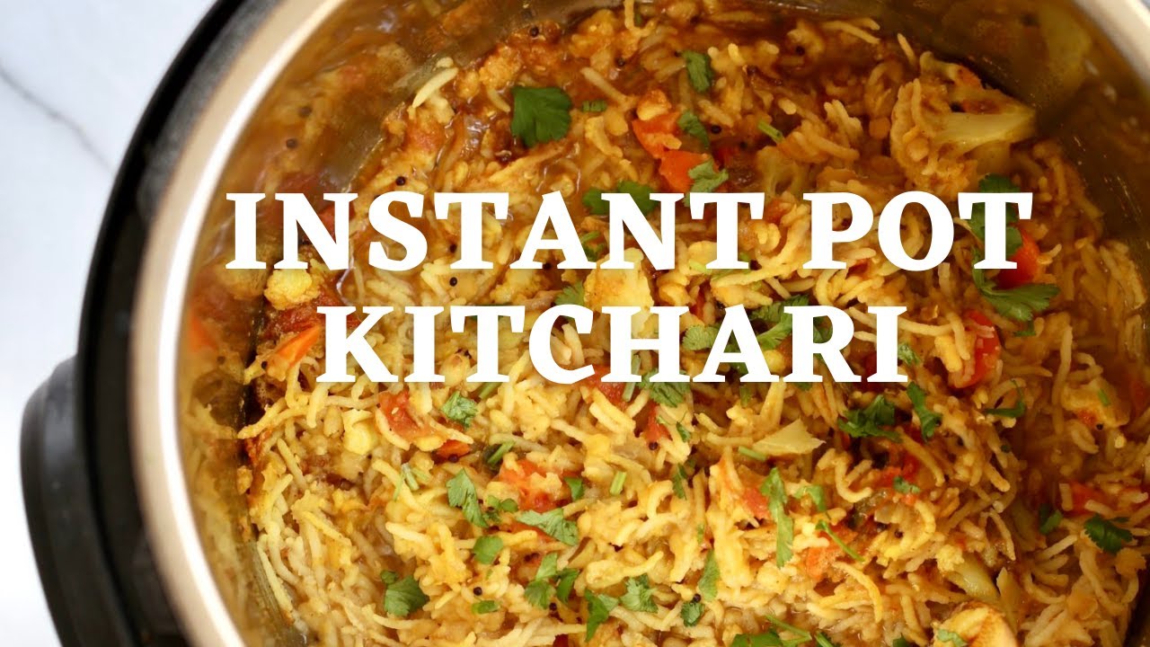 INSTANT POT KITCHARI RECIPE | ONE POT VEGAN SPICED LENTIL & RICE | Vegan Richa Recipes Indian Recipe