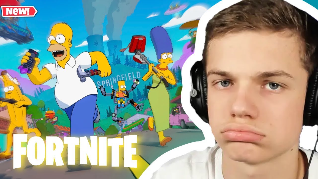 CETTE SAISON EST VRAIMENT BONNE ??🤨(Fortnite x Simpsons)