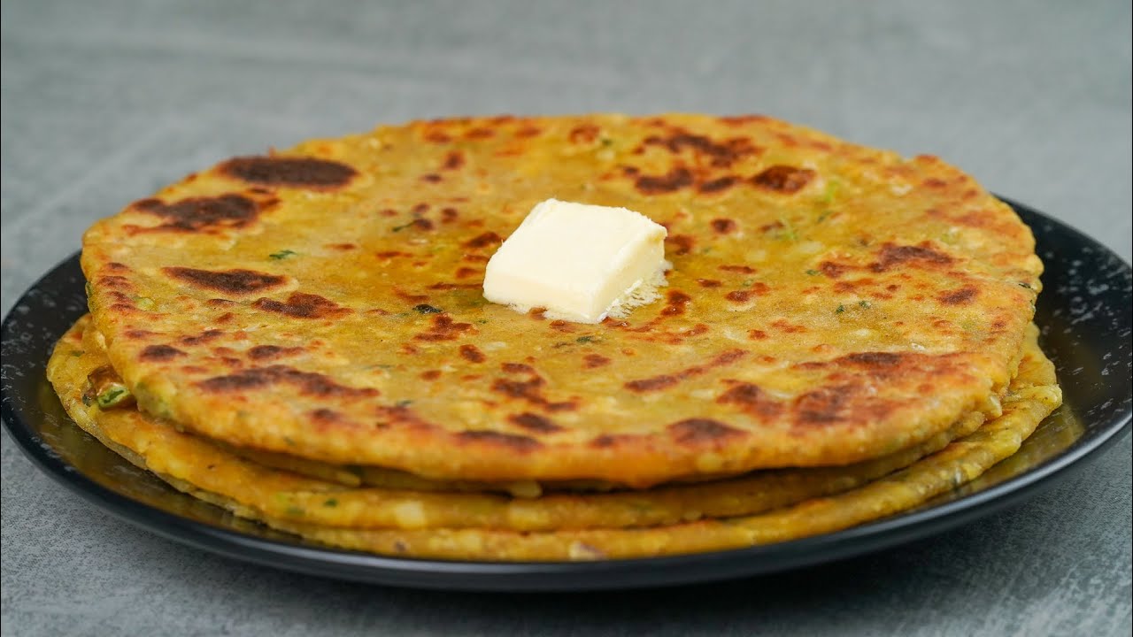 Aloo Paratha Recipe | Potato Stuffed Flatbread Recipe | Dhaba Style Aloo Paratha Recipe | N'Oven