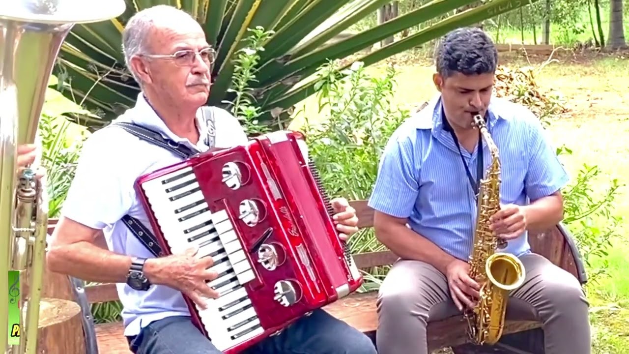 Irmão  Esmael  Acordeonista Primitivo Ccb Pavão Bonito  e Amigos  Tocata