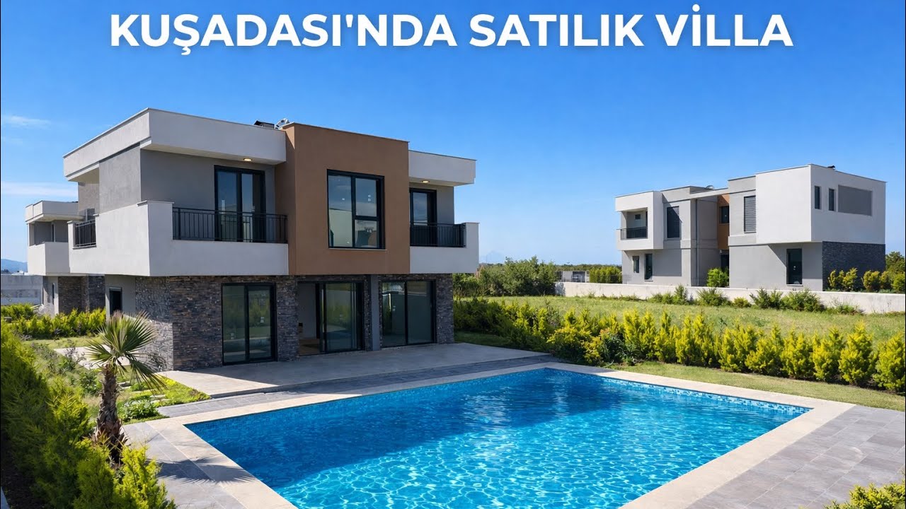 Kuşadası davutlar&rsquo;da satılık villa 