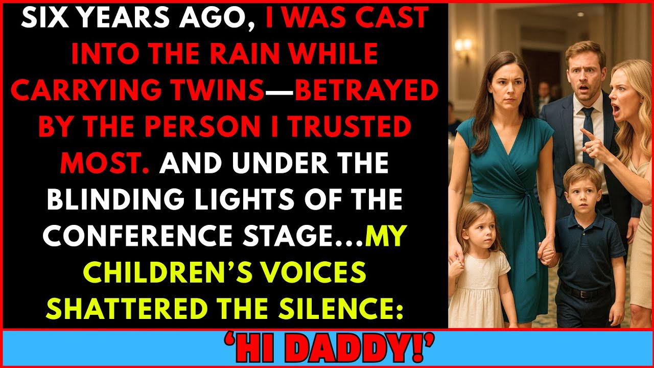 At My Ex’s Conference, I Revealed The Family He Denied—The First Time Our Children Called Him Daddy…