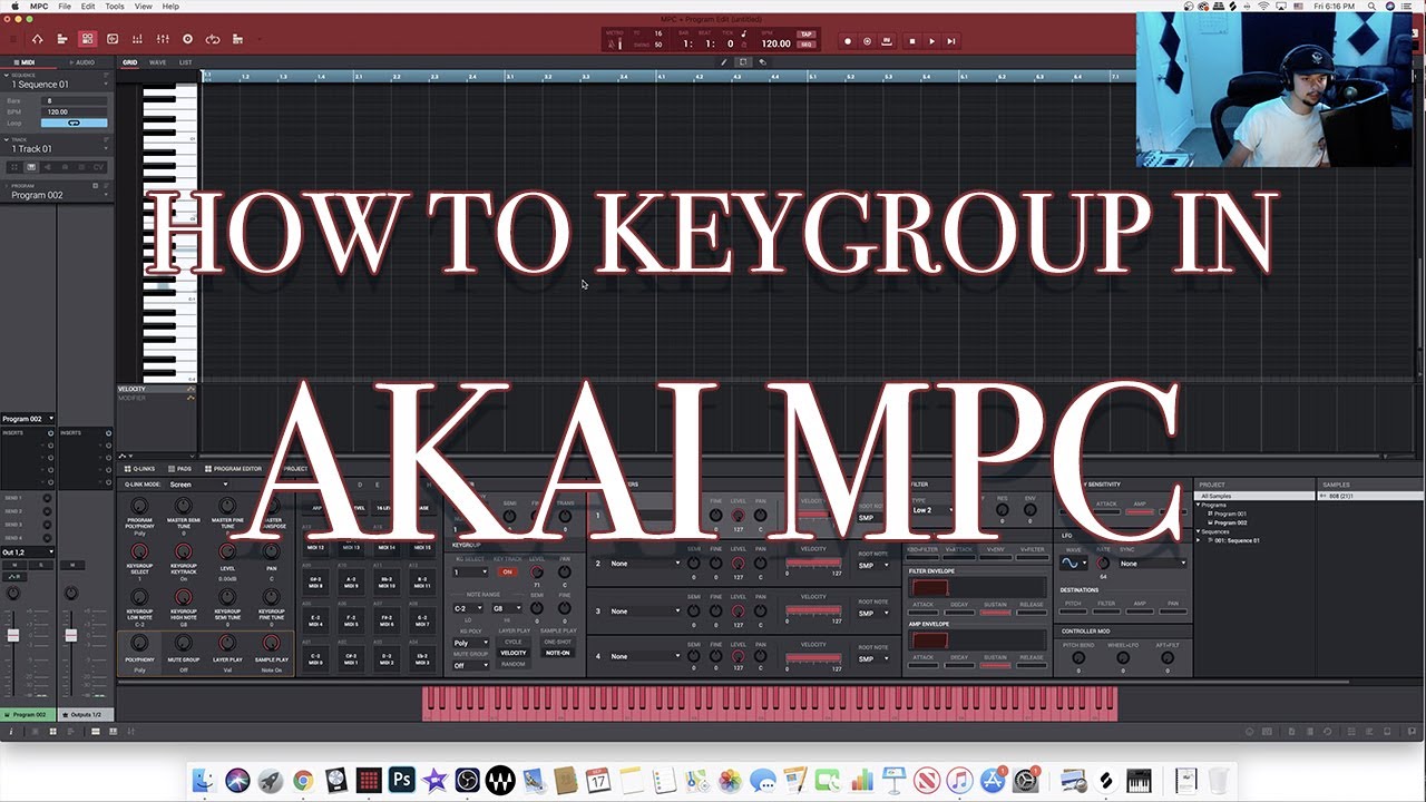 AKAI MPC TUTORIAL - HOW TO USE KEYGROUP