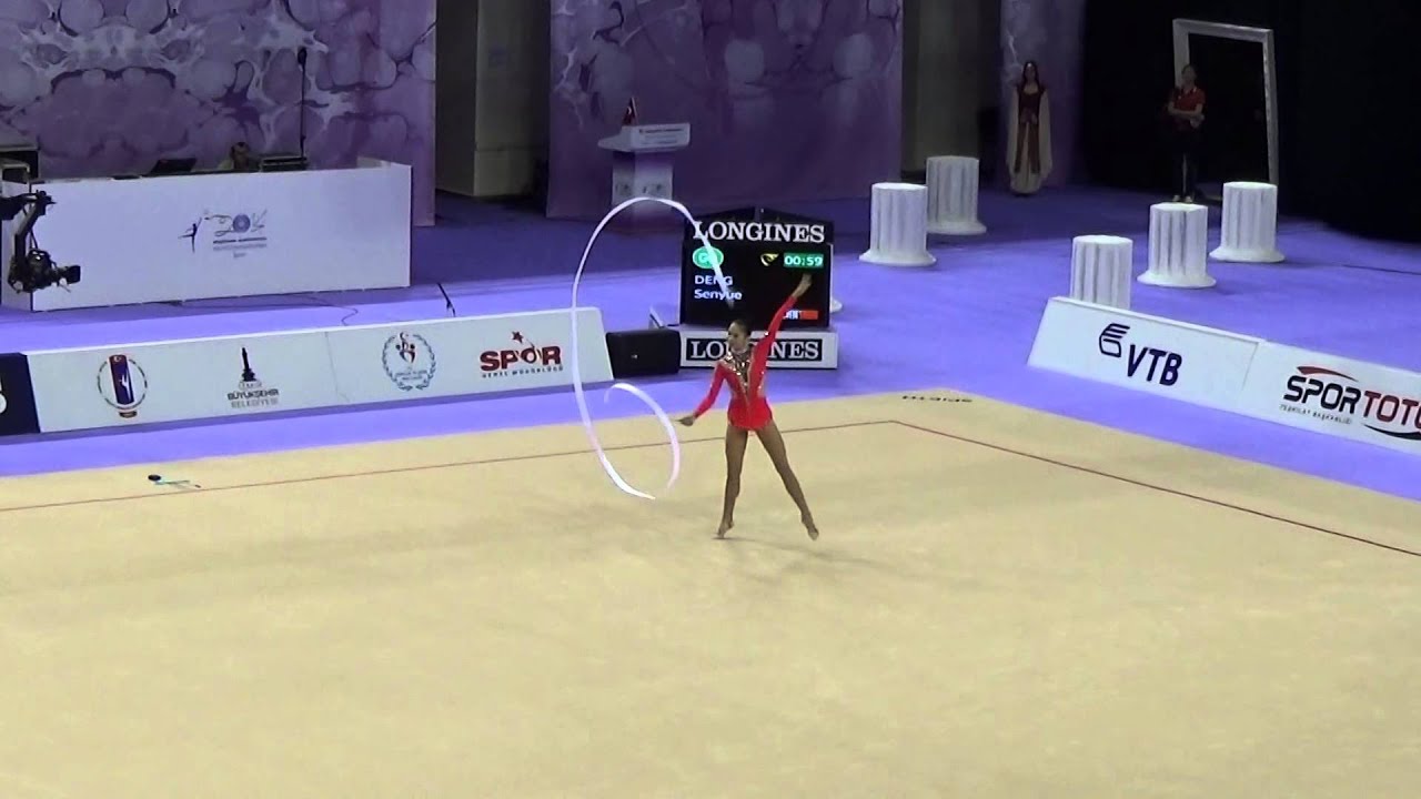 DENG SENYUE (CHN) // RIBBON FINALS- RG WORLDS IZMIR 2014