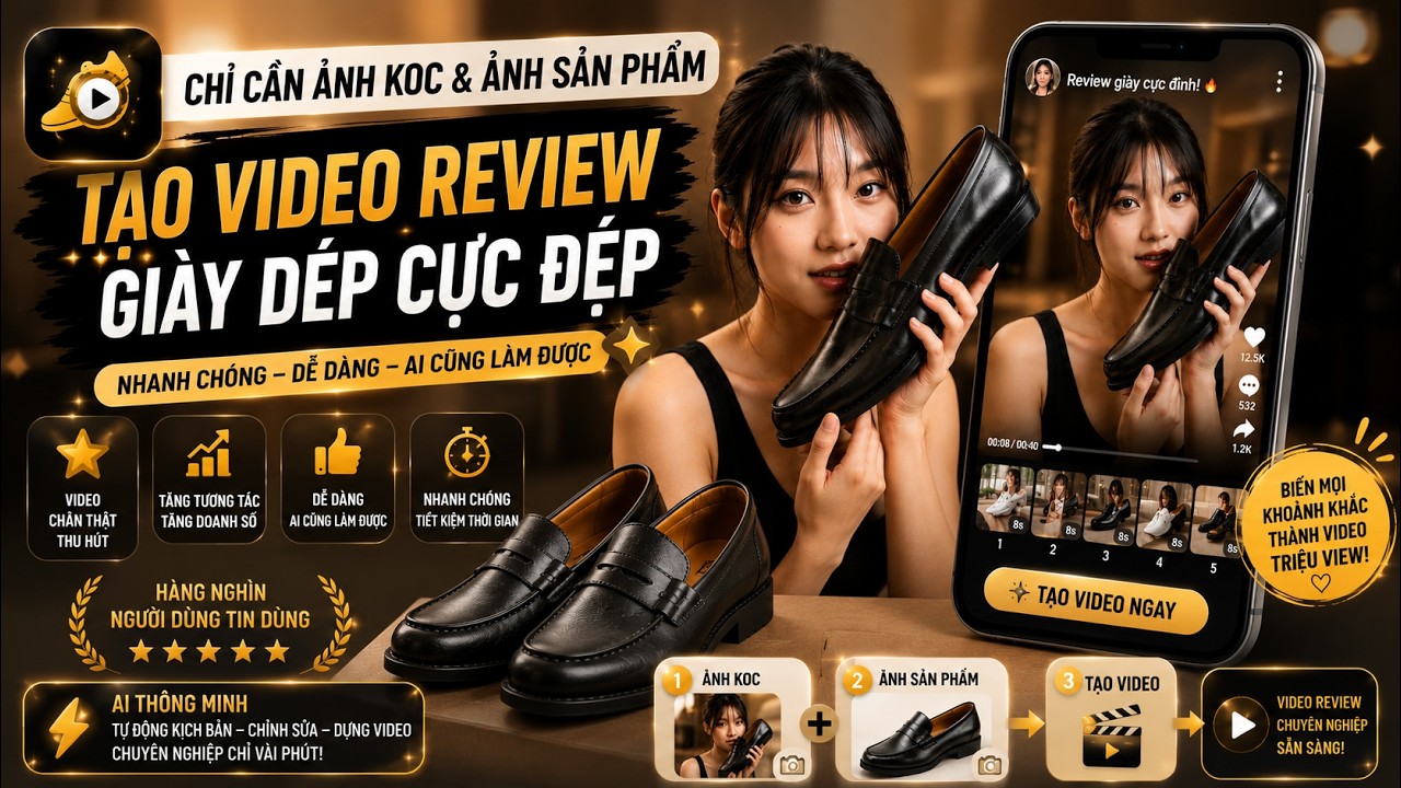 Auto App for Creating KOC Footwear Review Videos