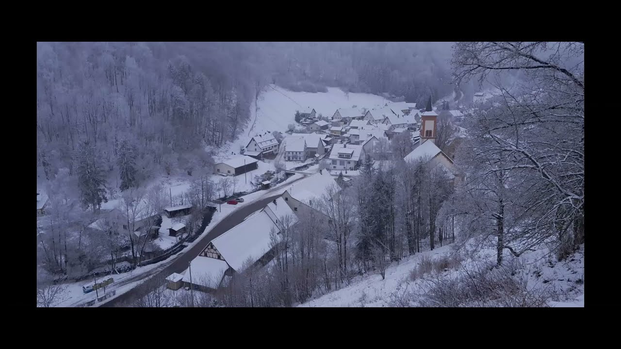 Oberes Schmiechtal in snow / Winter 2022