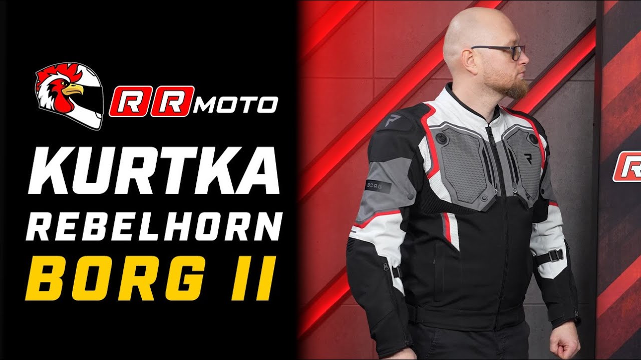 REBELHORN BORG II - kurtka motocyklowa z membraną HydraShield™ PRO