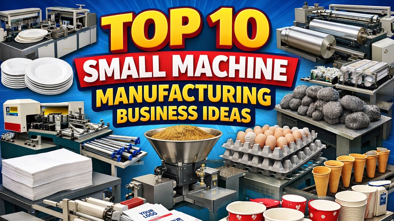 Top 10 Small Machine Manufacturing Business Ideas in Telugu | Business Ideas in Telugu | Business |