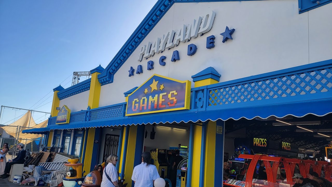 Arcade Tour Playland Arcade Santa Monica CA