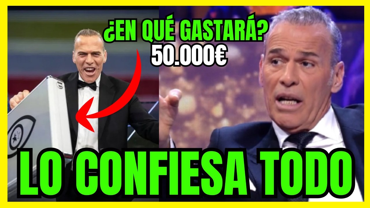 ¡CARLOS LOZANO ROMPE EL SILENCIO! 😱 Revela en qué gastará los 50.000€ tras ganar GH DÚO