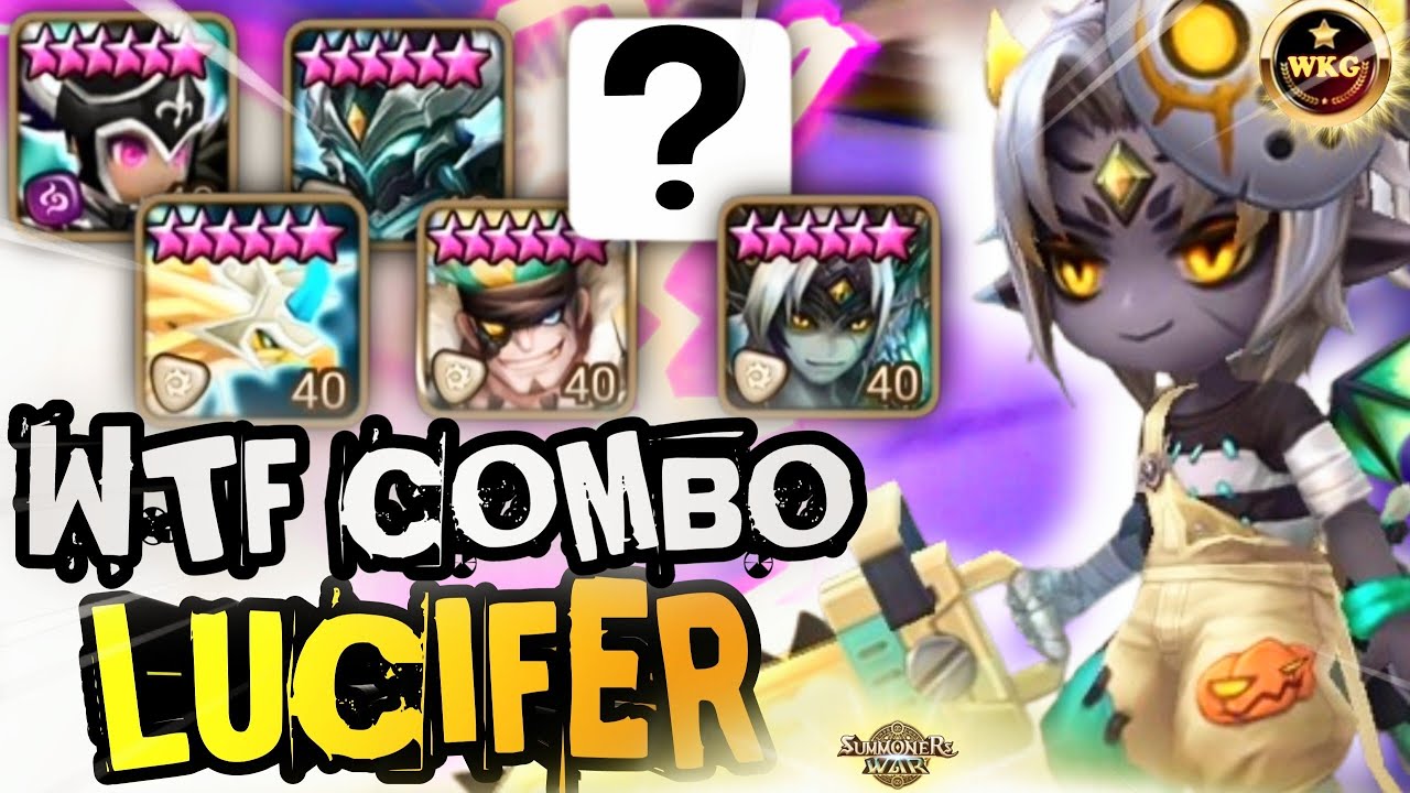 Выбери свою любимую комбинацию? Люцифер такой безумный в RTA Summoners War