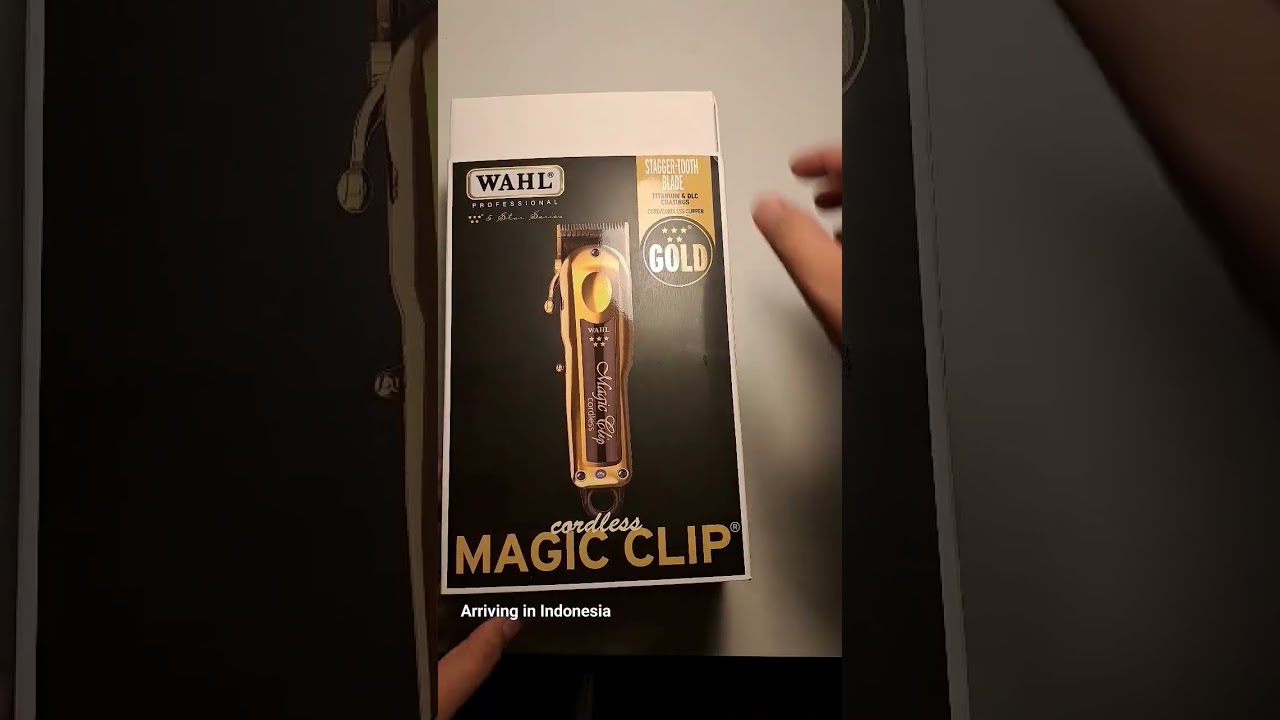 unboxing wahl magic clip gold edition #wahl #wahlpro #wahlmagicclip #barber #barbershop #barberlife