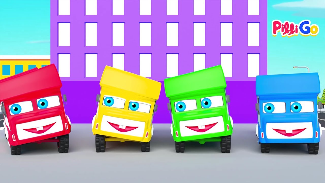 Old MacDonald Bus Version | Pilli Go Kids Songs and Nursery Rhymes